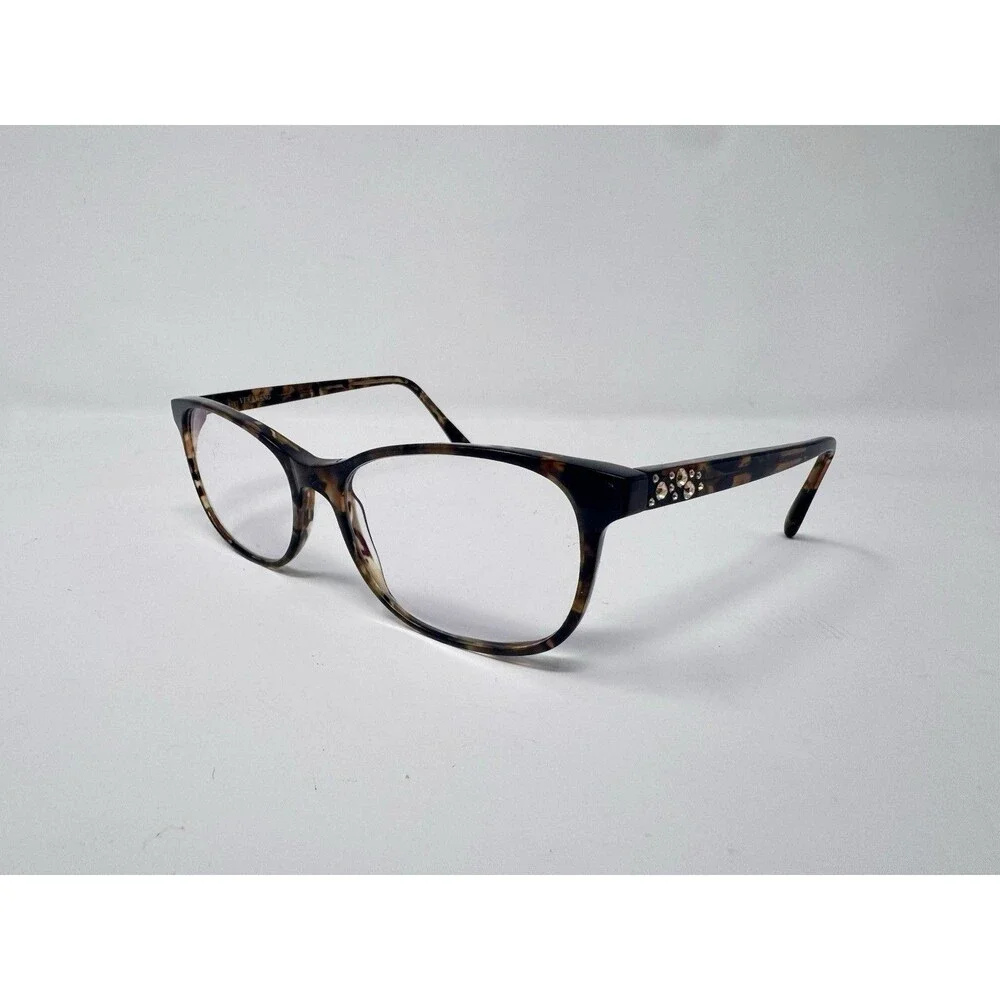 Vera Wang Gemmata WT Eyeglass Frames Only 52-16-135 Brown Tortoise